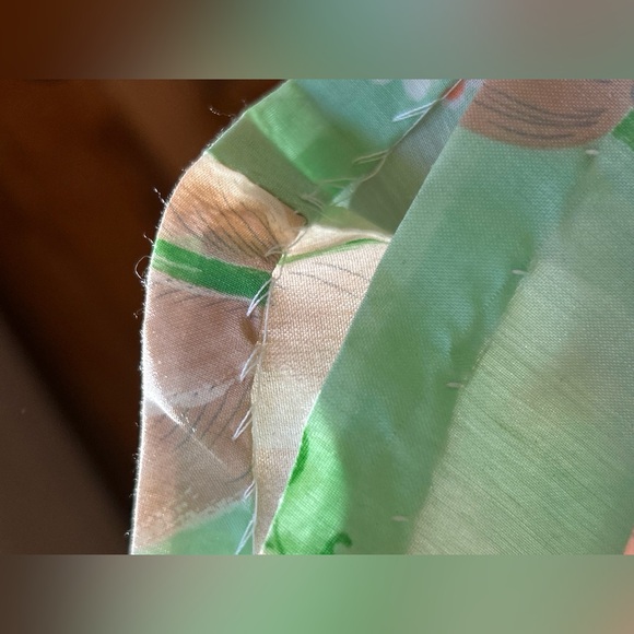 Vintage Floral Cottagecore Collared House Dress Mumu Nightgown with Pocket, USA - Picture 11 of 12